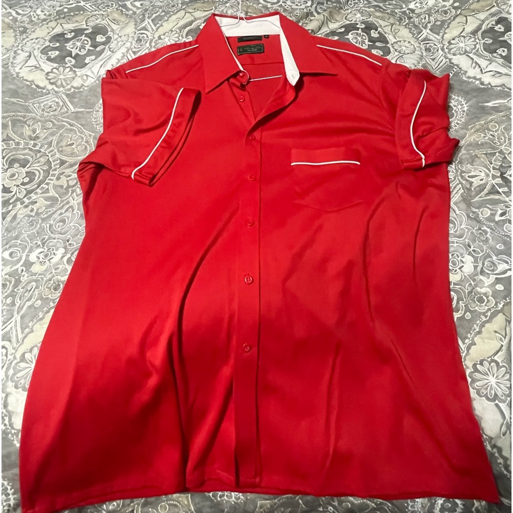 Vintage Van Huesen Splendor Bowling Shirt XL